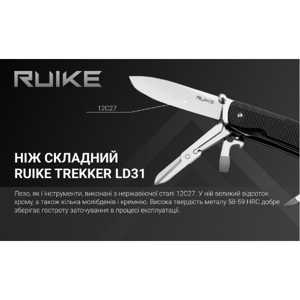 Фото - Мультитул Ruike Trekker LD31-B